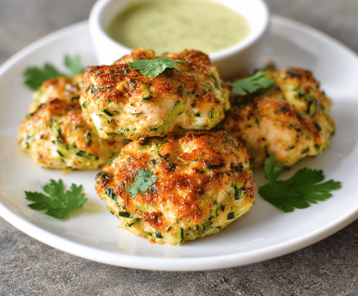 High Protein Chicken Zucchini Poppers Recipe